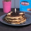 Pancakes πραλίνα σοκολάτα, μπανάνα & μπισκότο