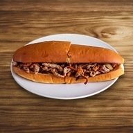 Philly cheese steak sandwich