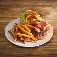 Blue burger