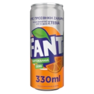 Fanta πορτοκάλι zero 330ml