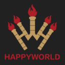 Happy World Sushi logo
