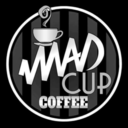 Mad cup coffee logo
