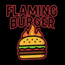 Flaming Burger logo