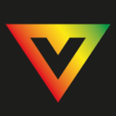 V for vape logo