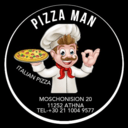 Pizza man logo