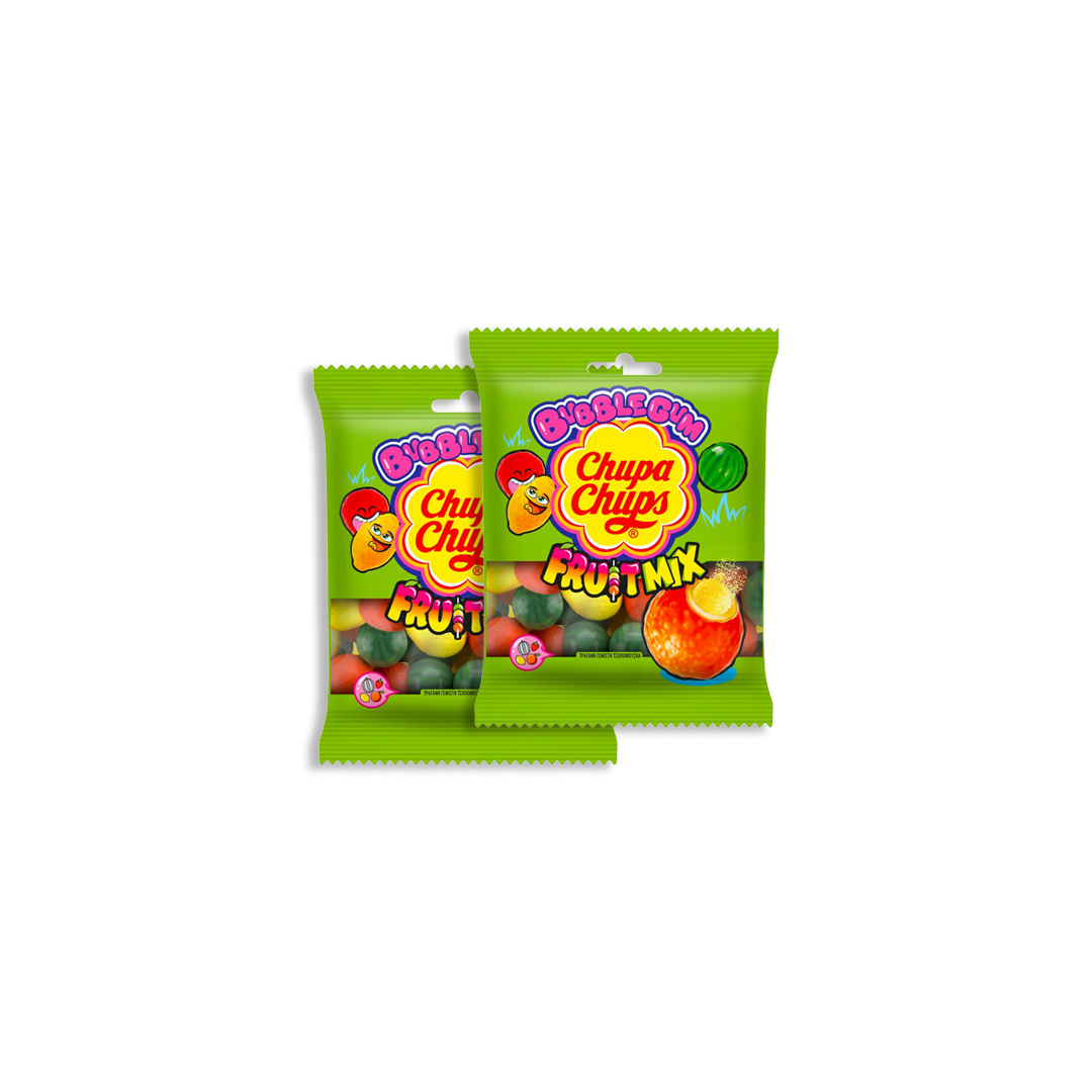 Chupa Chups Bubble Gum Fruit Mix