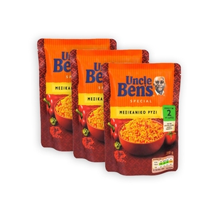 3τμχ UNCLE BENS Μεξικάνικο Ρύζι