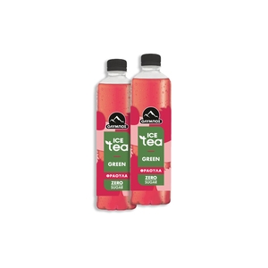 ΟΛΥΜΠΟΣ Ice Tea Zero Φράουλα & Δυόσμος