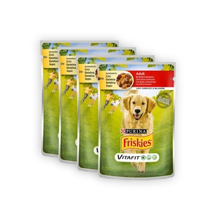 FRISKIES Adult Ζελέ Με Βοδινό & Καρότα