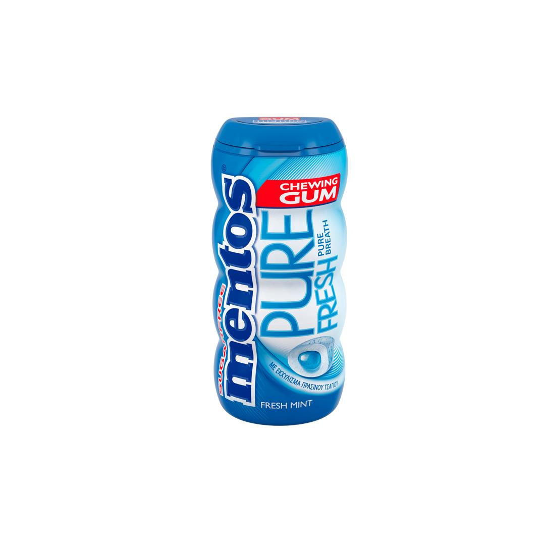ΤΣΙΧΛΕΣ MENTOS PURE FRESH MINT CURVY POCKET BOTTLE 28ΓΡ
