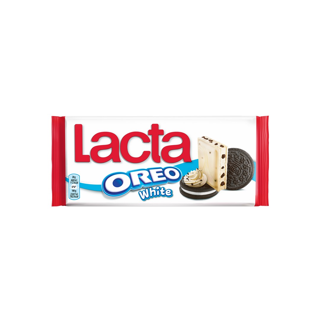 LACTA ΣΟΚΟΛΑΤΑ OREO WHITE 100ΓΡ