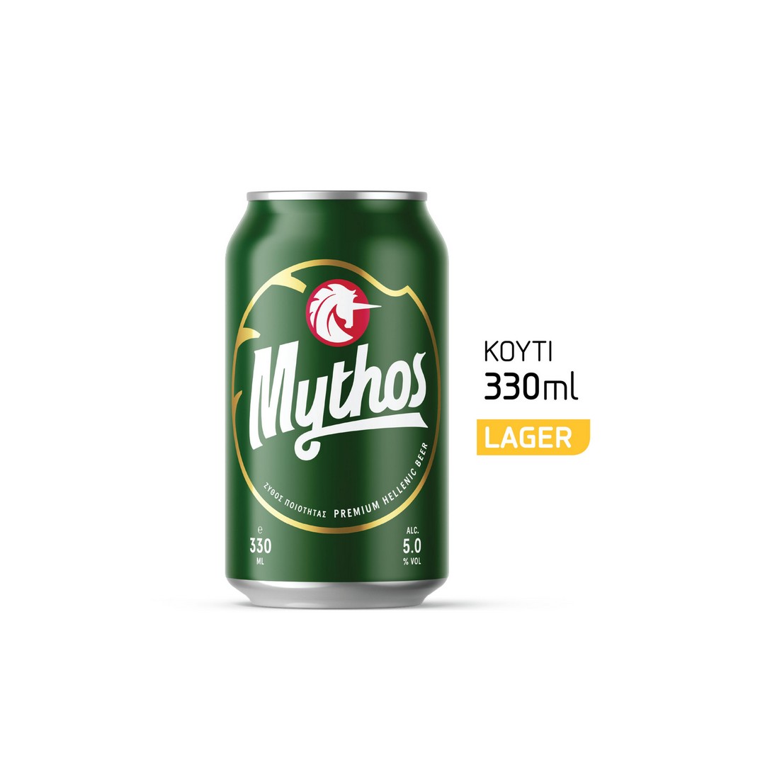 MYTHOS ΜΠΥΡΑ ΚΟΥΤΙ 330ML