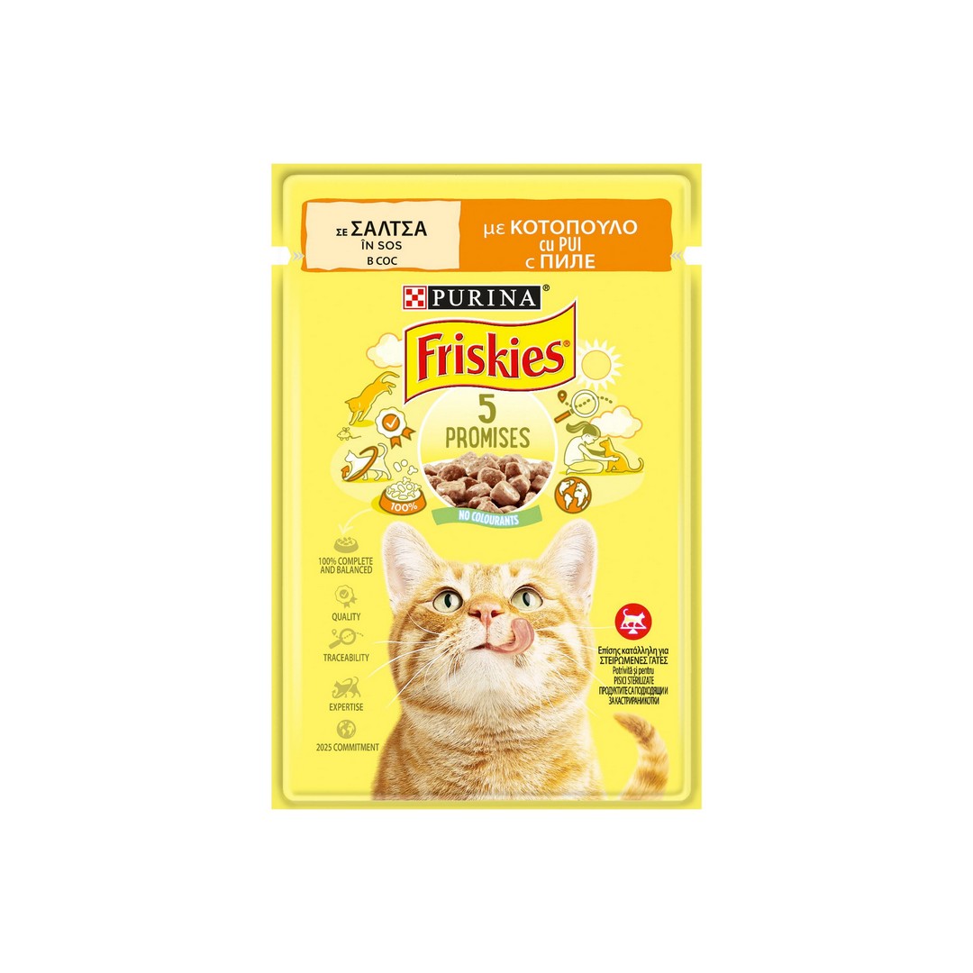 FRISKIES ΚΟΤΟΠΟΥΛΟ ΣΕ ΣΑΛΤΣΑ 85ΓΡ