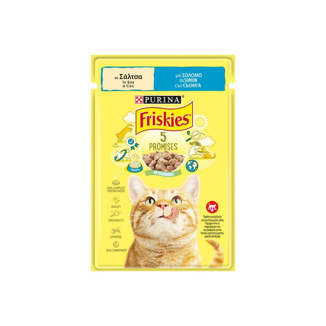 FRISKIES ΣΟΛΟΜΟΣ ΣΕ ΣΑΛΤΣΑ 85ΓΡ