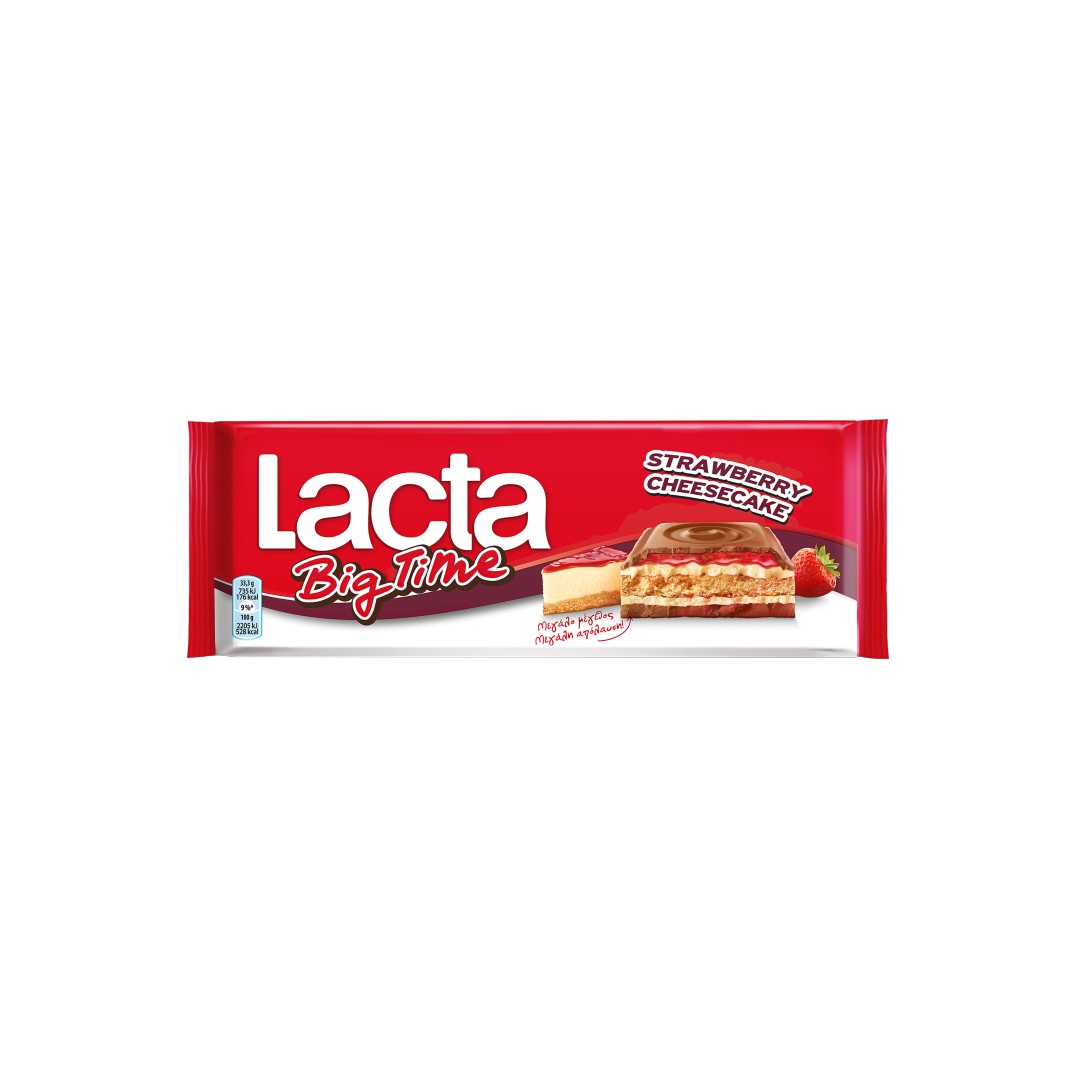 LACTA ΣΟΚΟΛΑΤΑ BIG TIME ΦΡΑΟΥΛΑ CHEESECAKE 300ΓΡ
