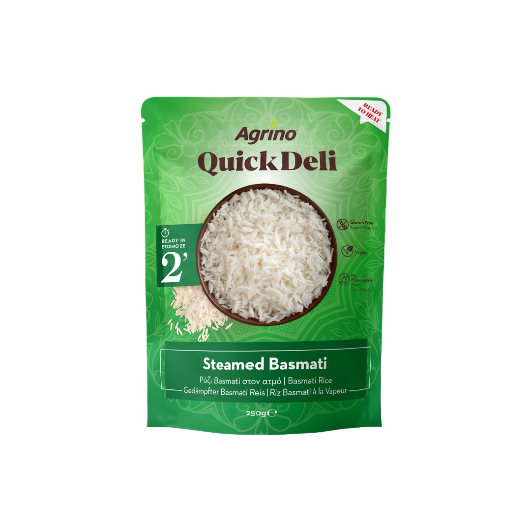 AGRINO QUICK DELI STEAMED BASMATI 250ΓΡ