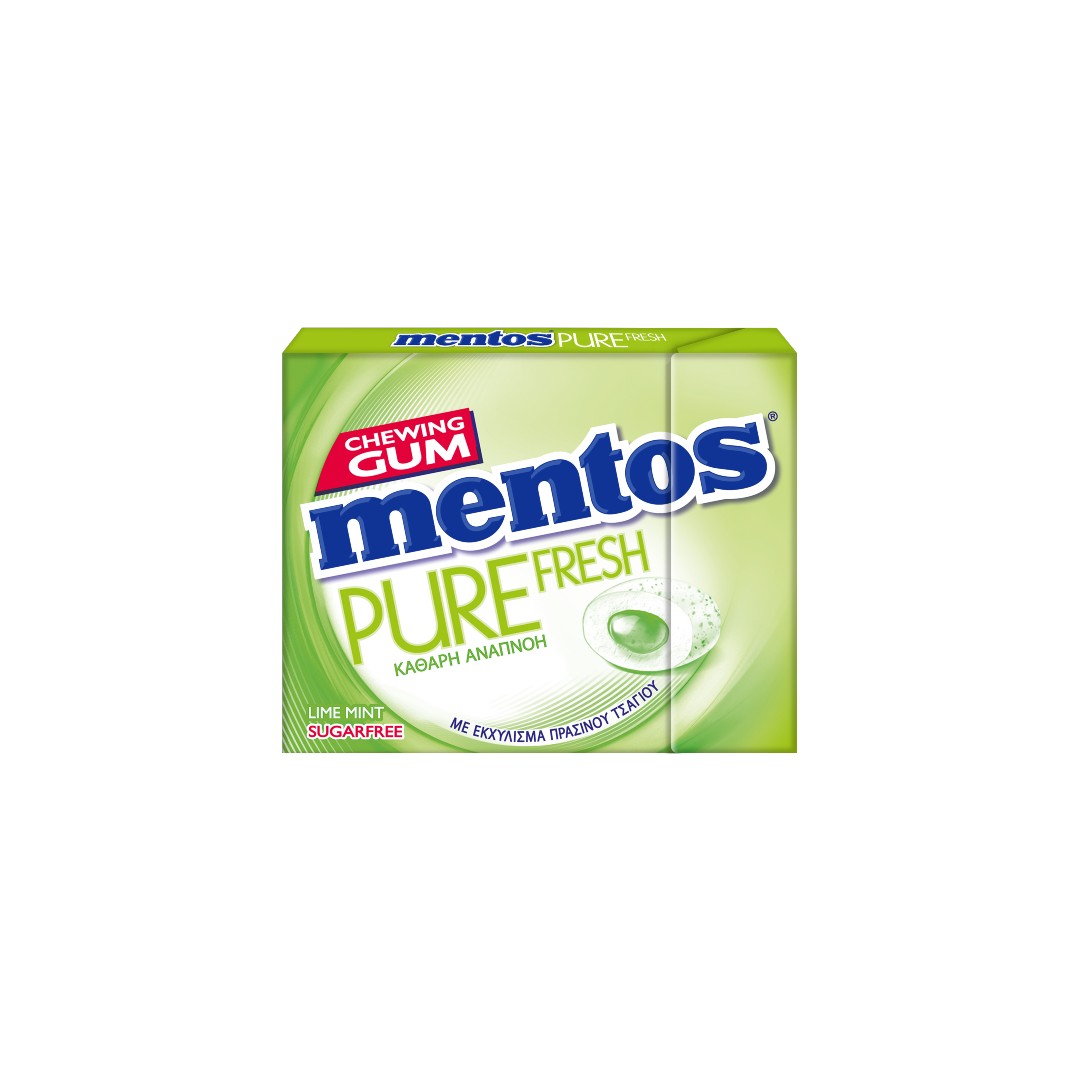 MENTOS ΤΣΙΧΛΕΣ PURE FR. LIME MINT SLIM BOX 30ΓΡ