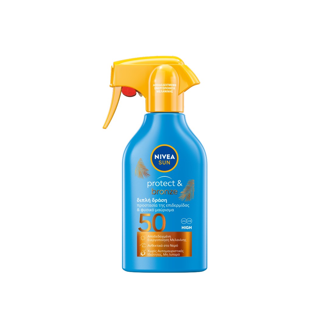 NIVEA SUN PROTECT & BRONZE TRIGGER SPRAY SPF50 270ML