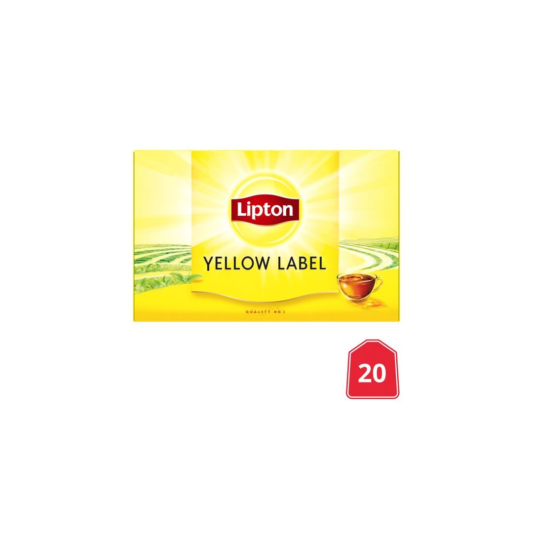 LIPTON ΜΑΥΡΟ ΤΣΑΙ YELLOW LABEL 20*1.5ΓΡ
