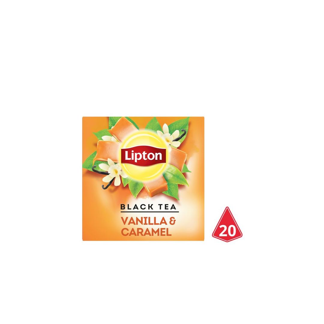 LIPTON ΜΑΥΡΟ ΤΣΑΙ ΒΑΝΙΛ. ΚΑΡΑΜΕΛΑ ΠΥΡ. 20*1.7ΓΡ