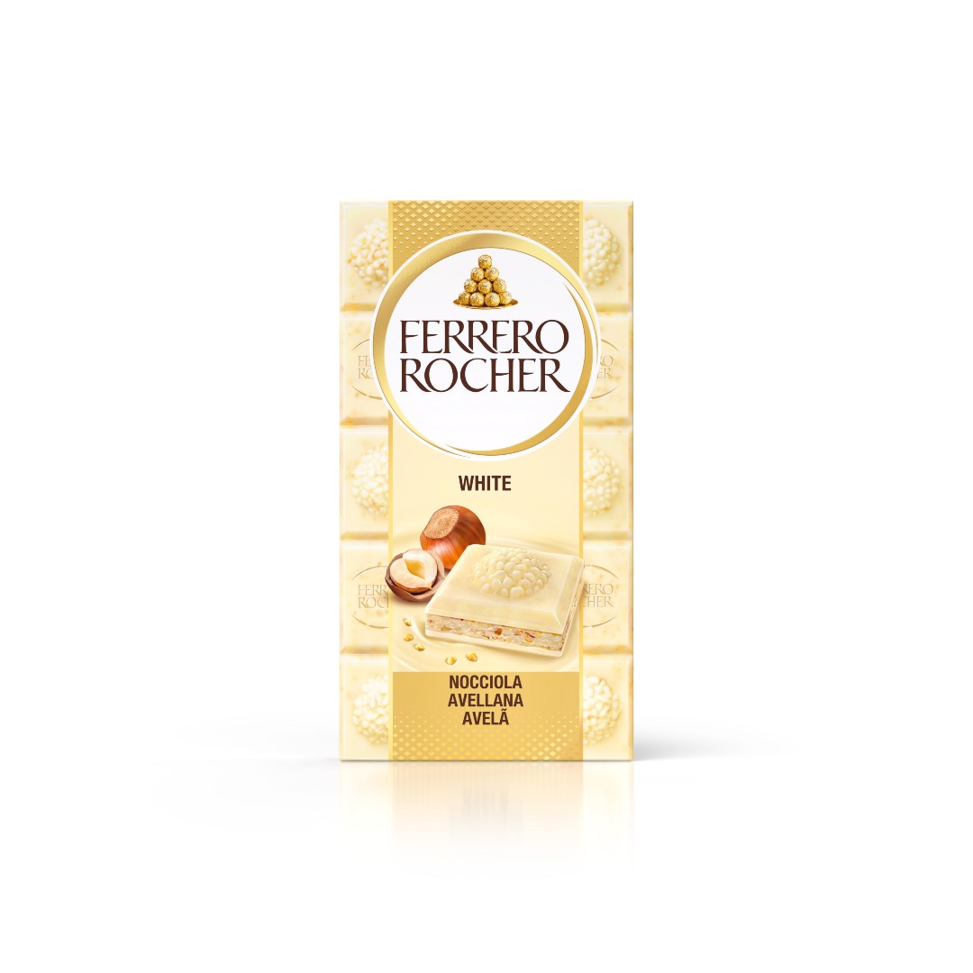 FERRERO ROCHER ΛΕΥΚΗ ΣΟΚΟΛΑΤΑ 90ΓΡ