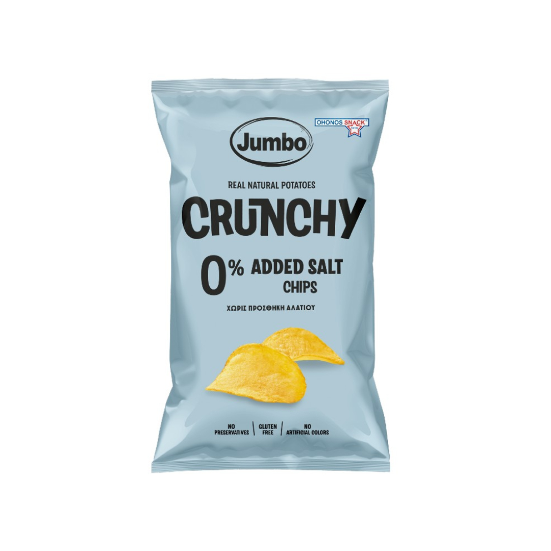 JUMBO ΤΣΙΠΣ CRUNCHY ΧΩΡΙΣ ΑΛΑΤΙ 140ΓΡ