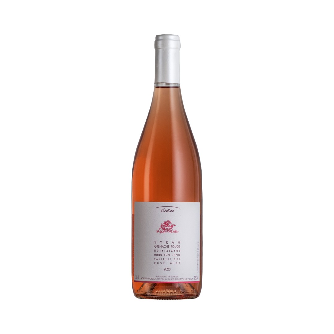 CELLAR ΟΙΝΟΣ SYRAH GRENACHE ΡΟΖΕ 750ML
