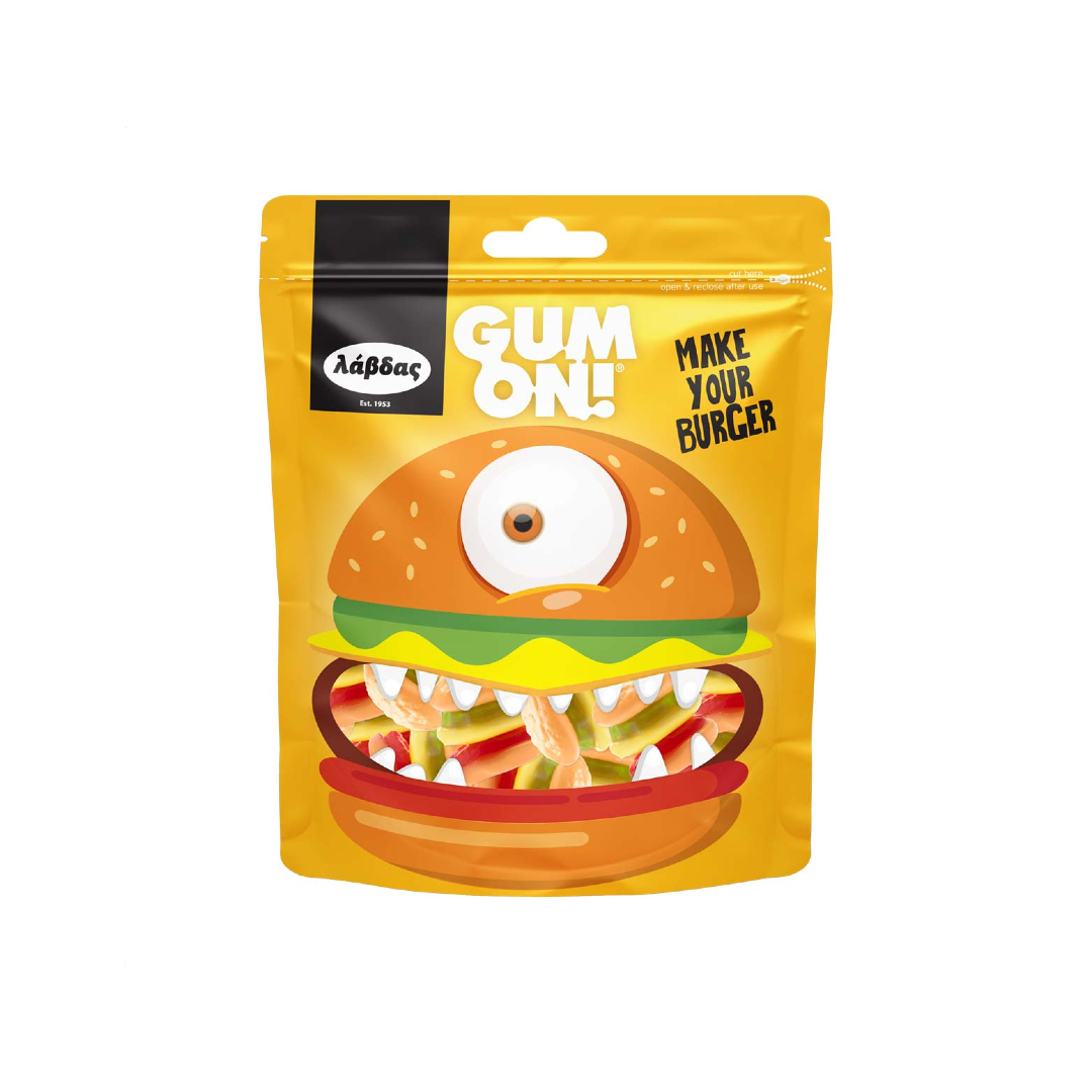 GUM ON ΖΕΛΙΝΙΑ BURGER 90ΓΡ
