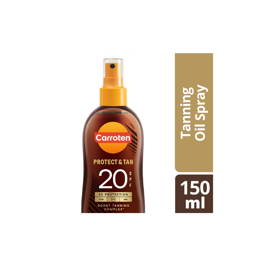 CARROTEN BODY OIL TAN & PROTECT SPRAY SPF20 150ML