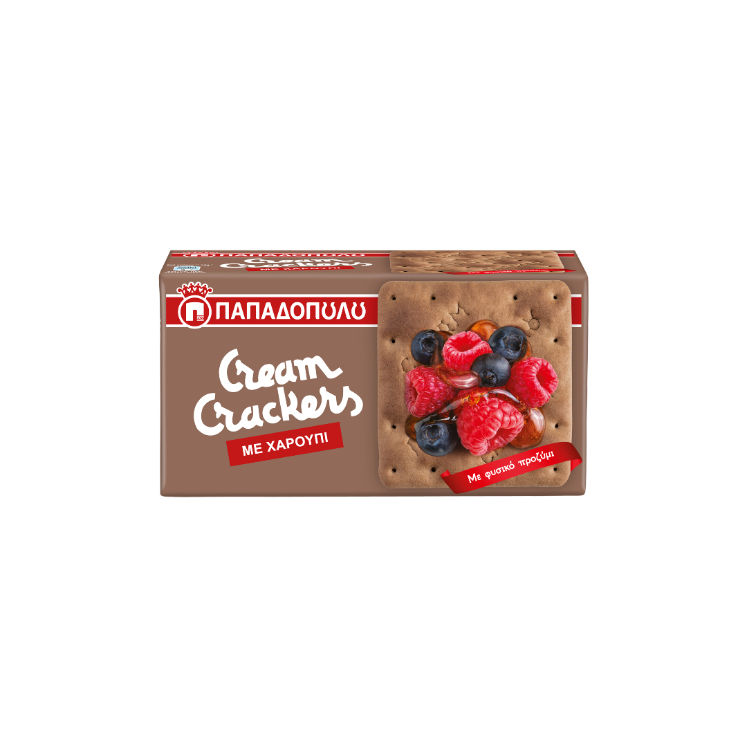 ΠΑΠAΔΟΠΟΥΛΟΥ CREAM CRACKERS ΧΑΡΟΥΠΙ 190ΓΡ