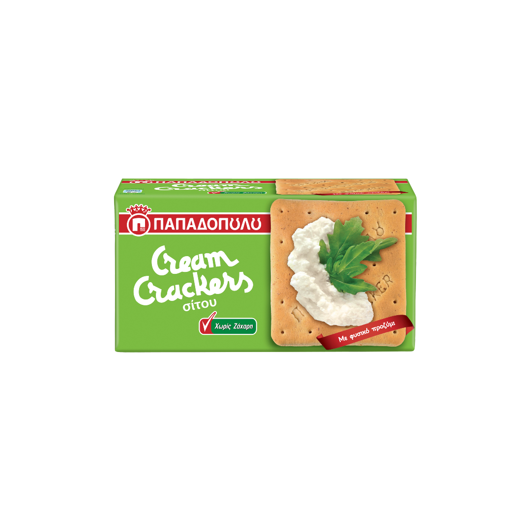 ΠΑΠΑΔΟΠΟΥΛΟΥ CREAM CRACKERS Χ.ΖΑΧΑΡΗ 165ΓΡ