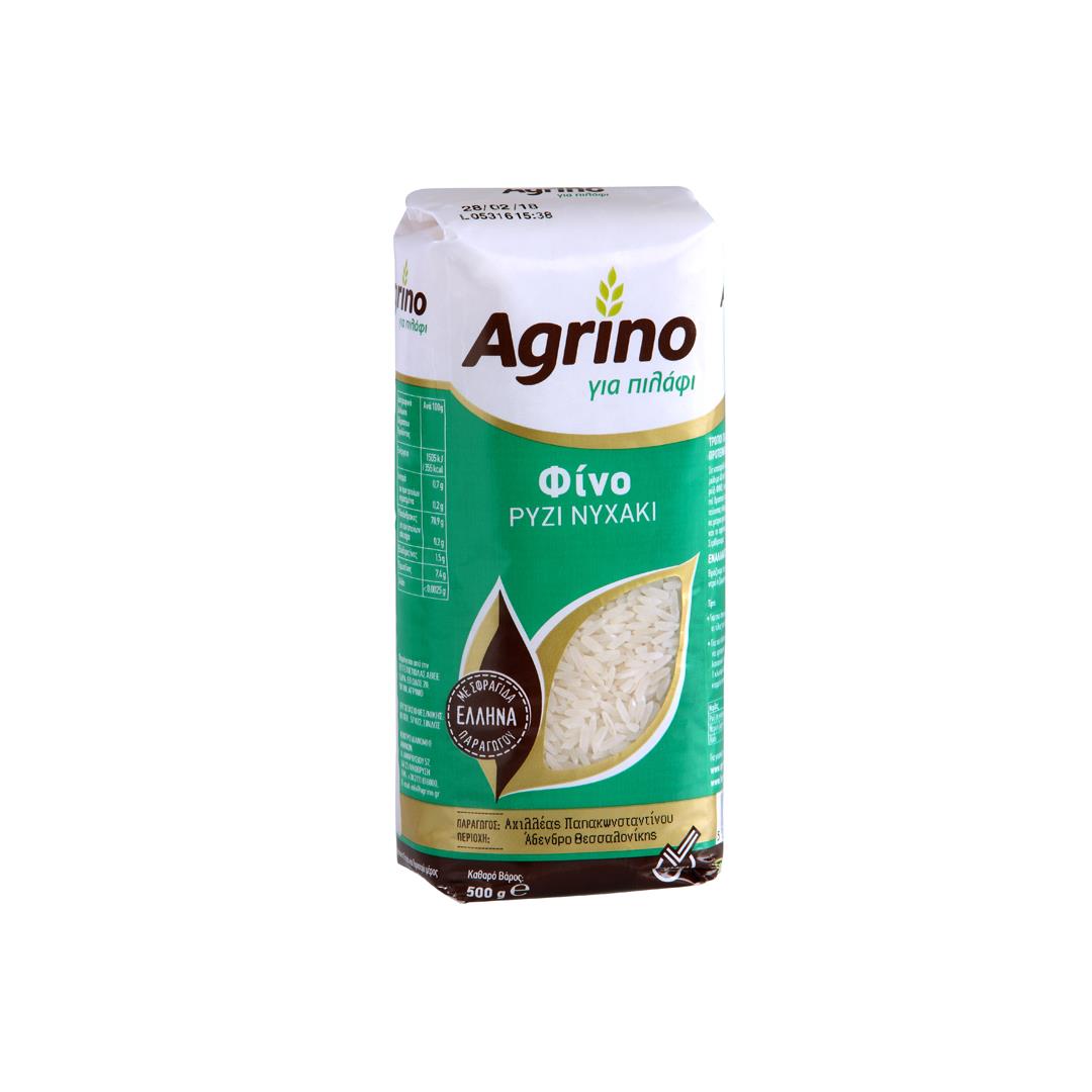 AGRINO ΡΥΖΙ ΦΙΝΟ ΕΛΛΑΔ.500ΓΡ