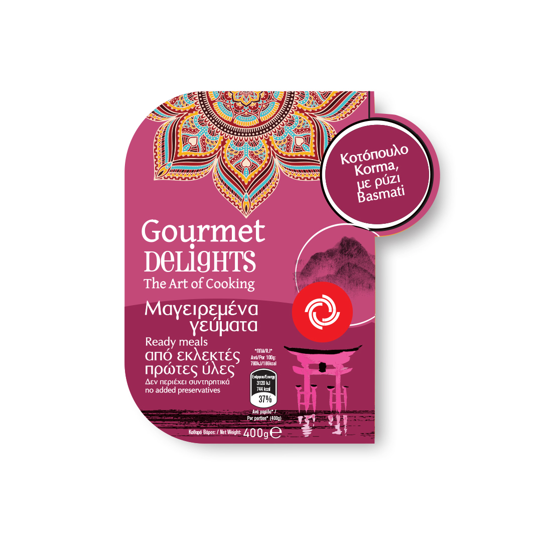 GOURMET DELIGHTS ΚΟΤΟΠΟΥΛΟ KORMA 400ΓΡ