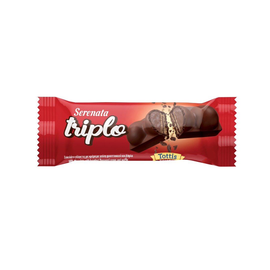 TRIPLO ΣΟΚΟΛΑΤΑ ΓΑΛΑΚΤΟΣ ΜΕ ΓΕΜ. 50ΓΡ