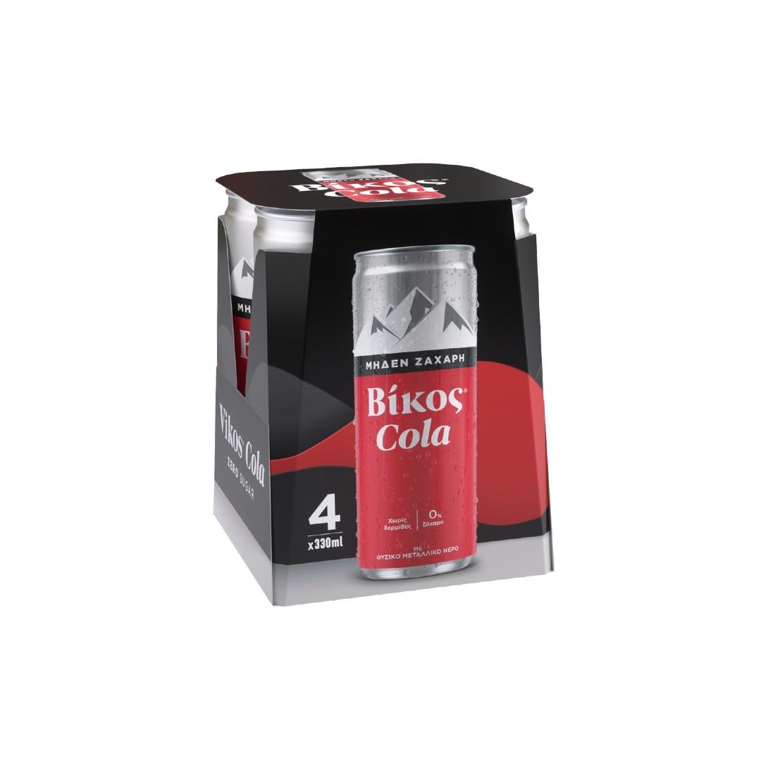 ΒΙΚΟΣ COLA  ZERO ΚΟΥΤΙ 4*330ML