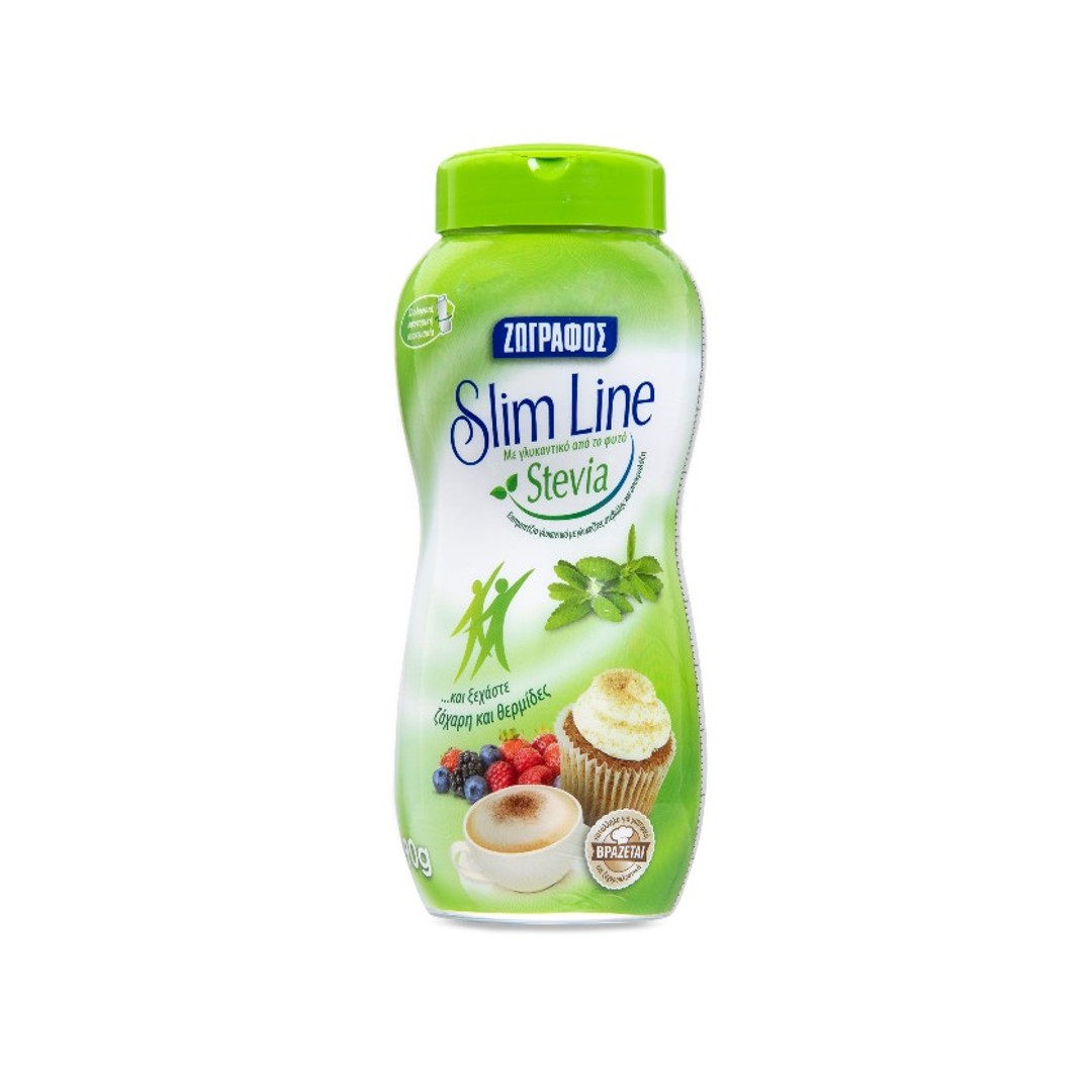 ΖΩΓΡΑΦΟΣ SLIM LINE ΓΛΥ/ΚΟ ΣΚΟΝΗ STEVIA 90ΓΡ