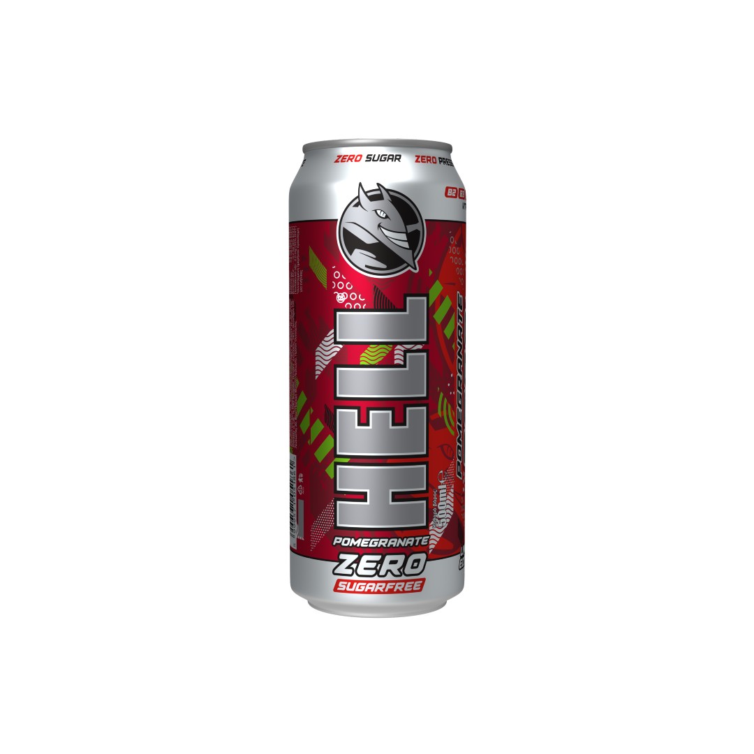 HELL ENERGY DRINK       POMEGRANATE ZERO 500ML