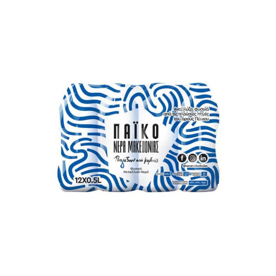 ΠΑΪΚΟ ΦΥΣΙΚΟ ΜΕΤΑΛΛΙΚΟ ΝΕΡΟ 12*500ML