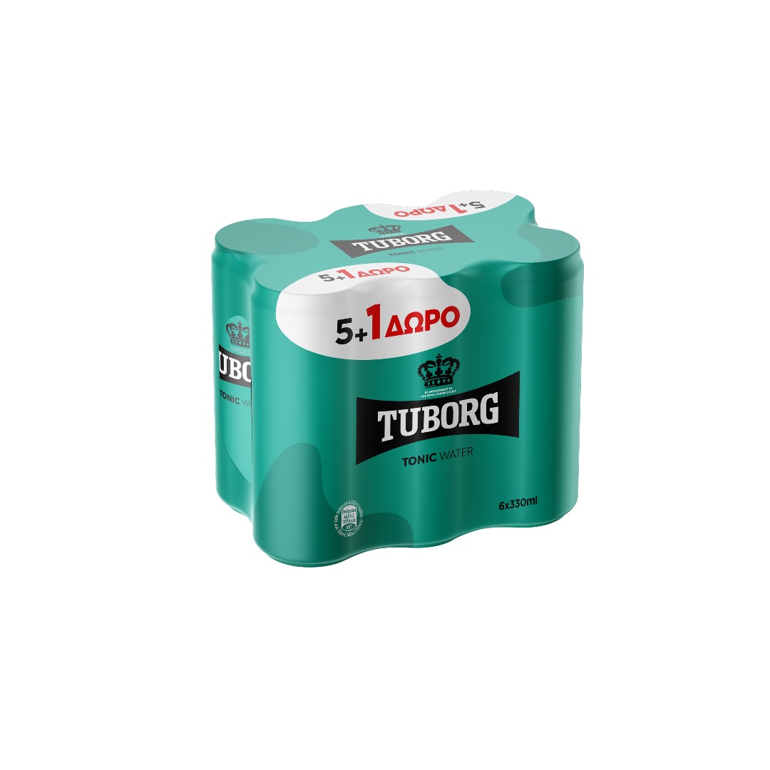 TUBORG TONIC ΚΟΥΤΙ      6*330ML (5+1)ΔΩΡΟ