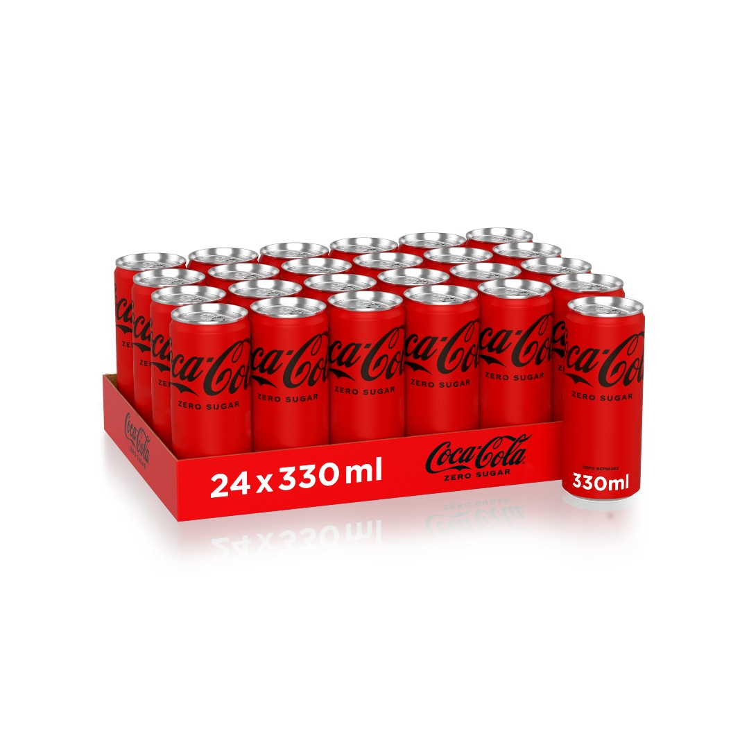 COCA COLA ZERO ΚΟΥΤΙ 24*330ML
