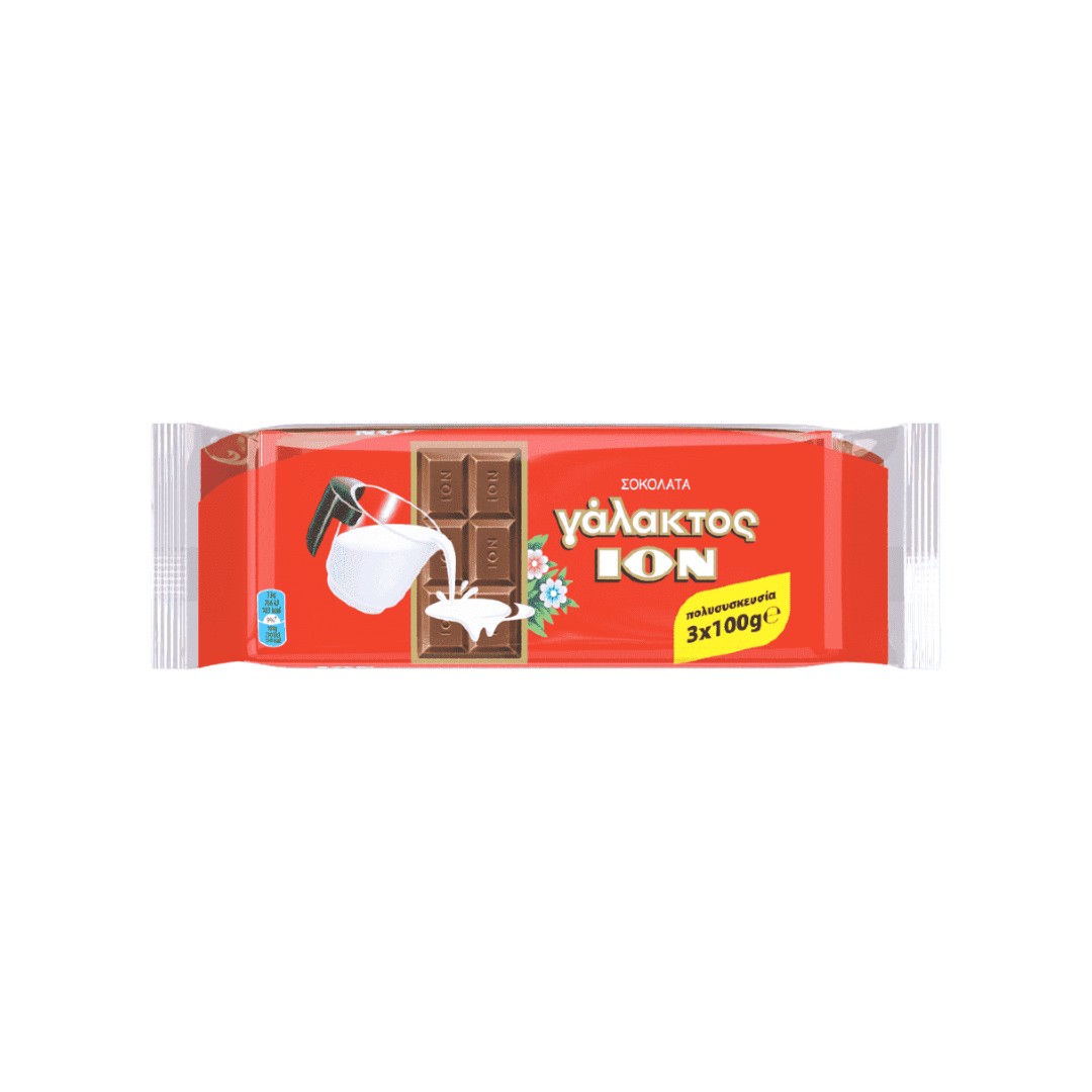 ΙΟΝ ΣΟΚΟΛΑΤΑ ΓΑΛΑΚΤΟΣ 3*100ΓΡ