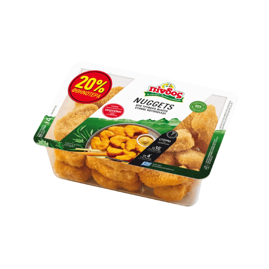 ΠΙΝΔΟΣ NUGGETS ΚΟΤΟΠΟΥΛΟ  400ΓΡ