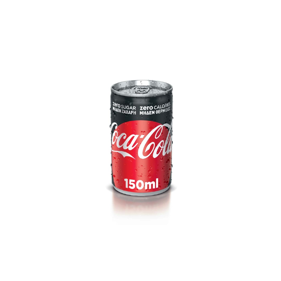 COCA COLA ZERO ΚΟΥΤΙ 150ML