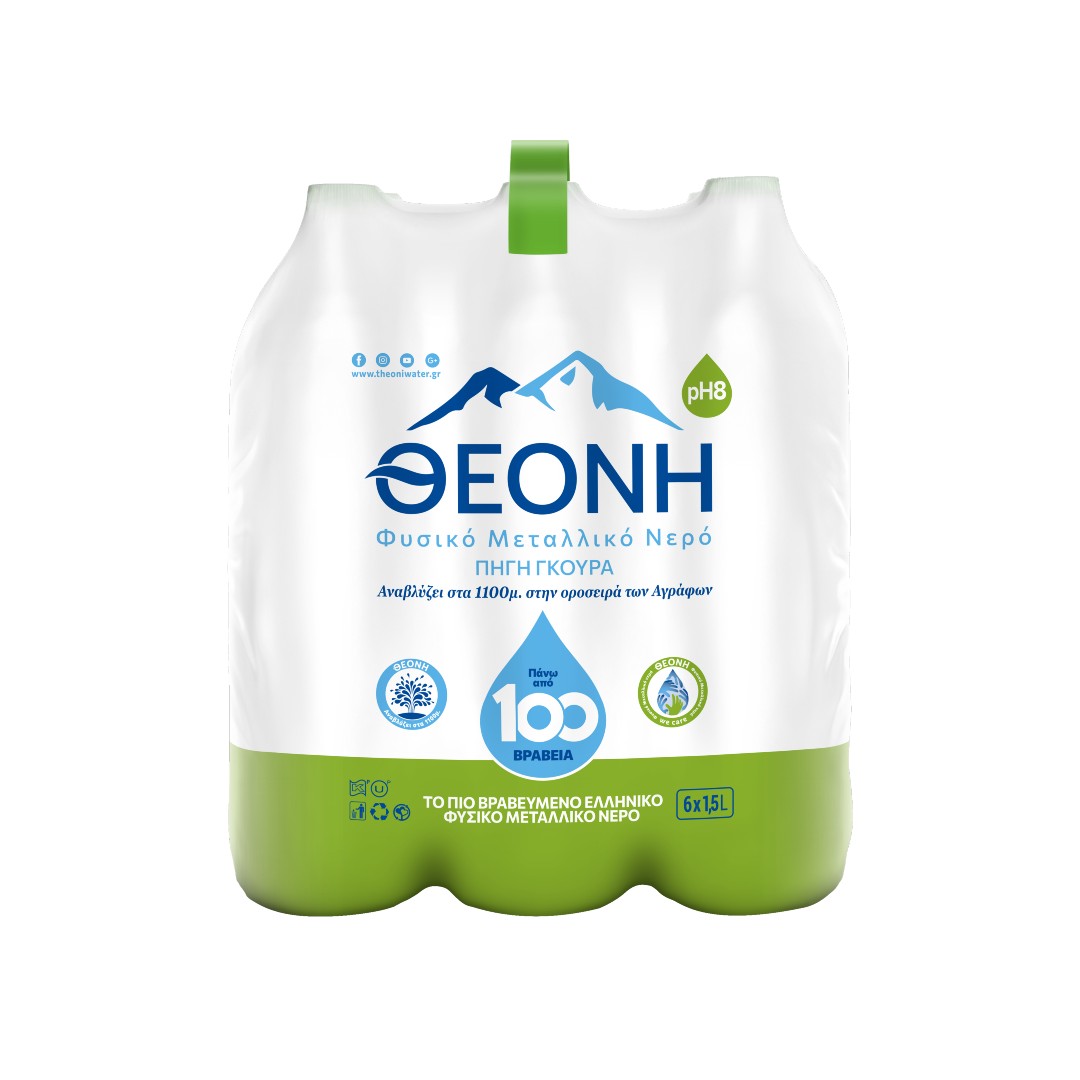 ΘΕΟΝΗ ΦΥΣΙΚΟ ΜΕΤΑΛΛΙΚΟ ΝΕΡΟ 6*1.5L