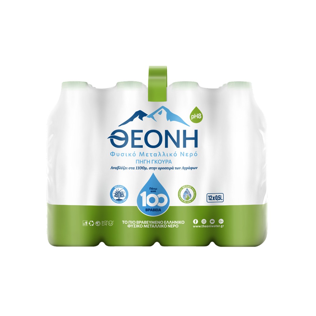 ΘΕΟΝΗ ΦΥΣΙΚΟ ΜΕΤΑΛΛΙΚΟ ΝΕΡΟ 12*500ML