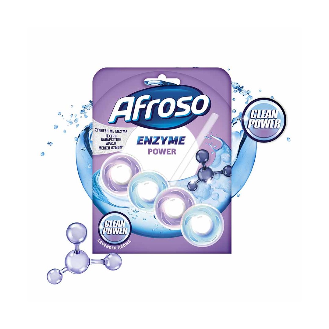 AFROSO WC BLOCK SOLID ENZYMES 40ΓΡ.