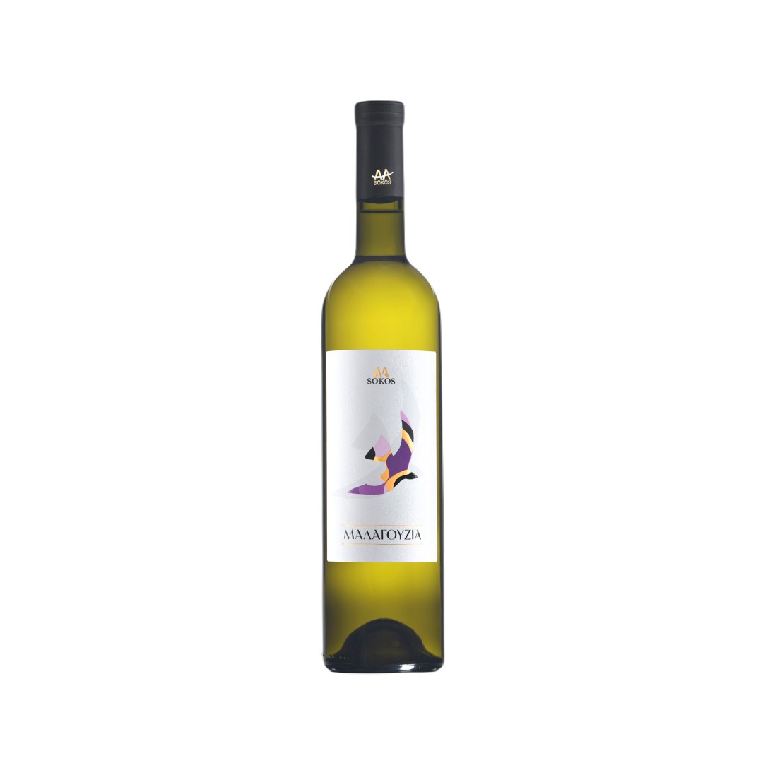 SOKOS ΟΙΝΟΣ ΜΑΛΑΓΟΥΖΙΑ ΛΕΥΚΟΣ 750ML.