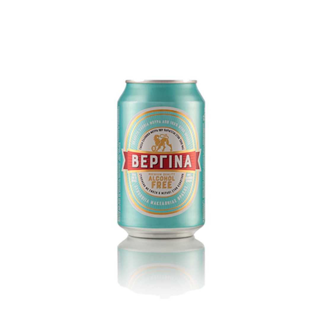 ΒΕΡΓΙΝΑ ΜΠΥΡΑ LAGER ALCOHOL FREE ΚΟΥΤΙ 330ML