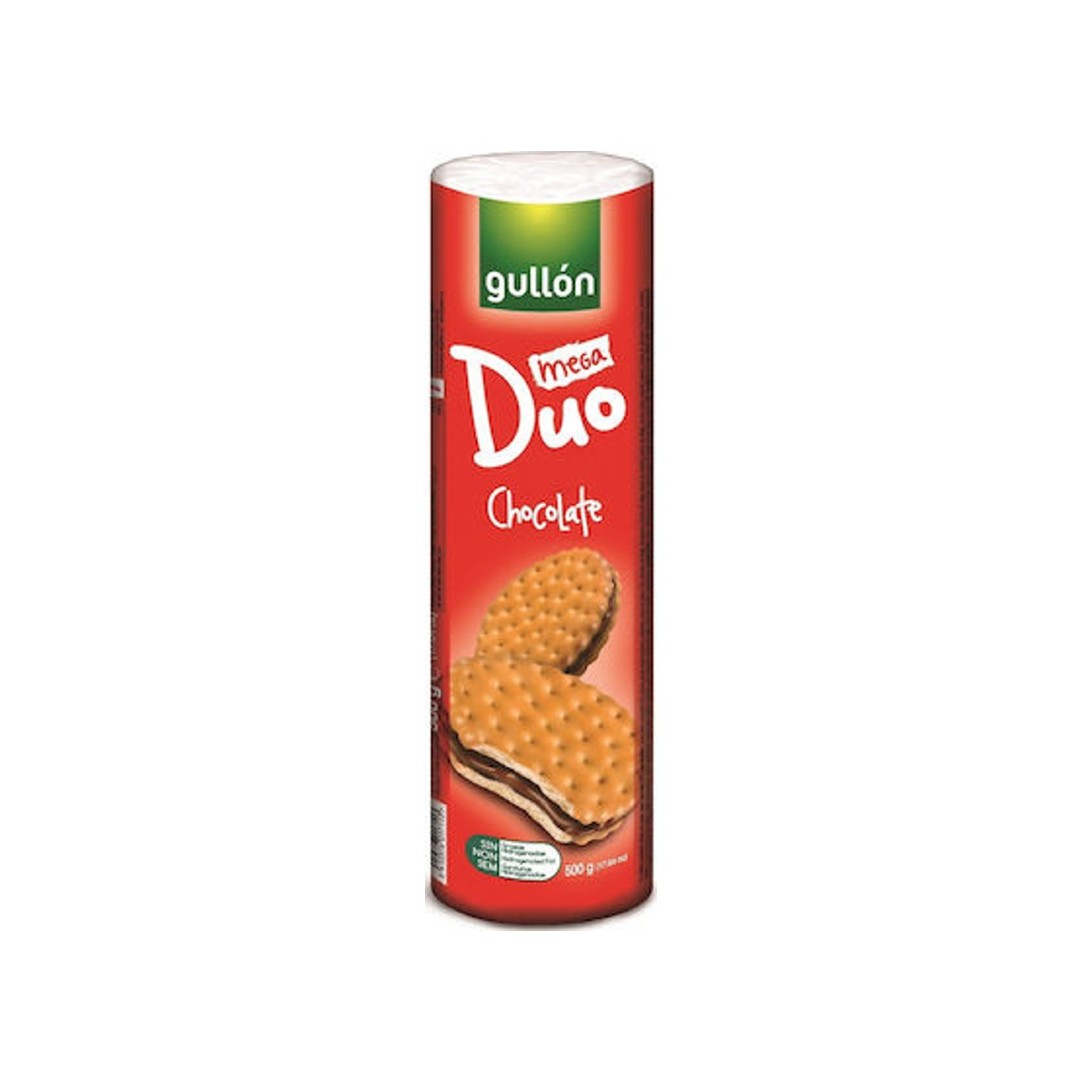 GULLON MEGA DUO ΜΠΙΣΚΟΤΑ CHOCO 500ΓΡ