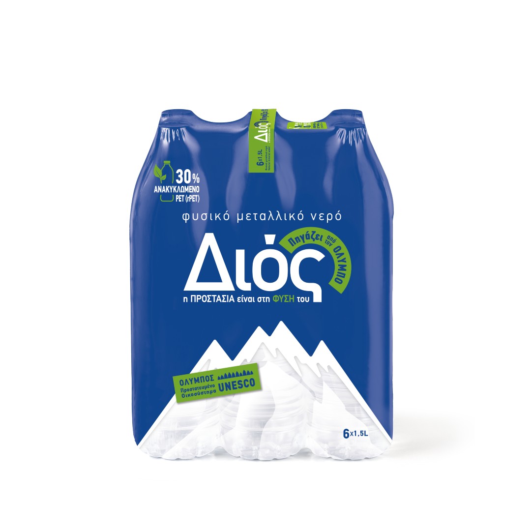 ΔΙΟΣ ΝΕΡΟ ΦΥΣΙΚΟ ΜΕΤΑΛΛΙΚΟ 6*1.5L